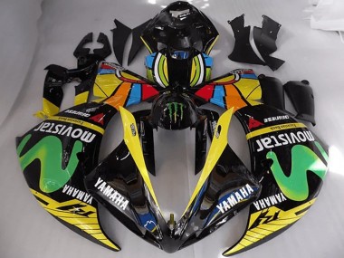 12-14 Rossi Movistar Yamaha YZF R1 Motorrad Verkleidung
