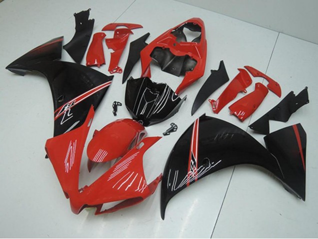 12-14 Rot Schwarz Yamaha YZF R1 Motorrad Verkleidung 12-14 Rot Schwarz Yamaha YZF R1 Motorrad Verkleidung