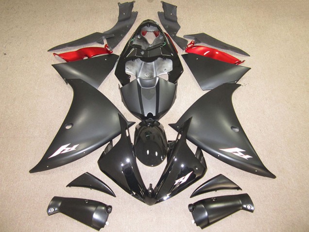 12-14 Schwarz Weiß Aufkleber Yamaha YZF R1 Motorrad Verkleidung