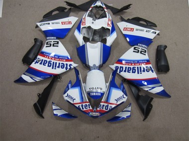 12-14 Weiß Blau Volvo Sterilgarda 25 Yamaha YZF R1 Motorrad Verkleidung
