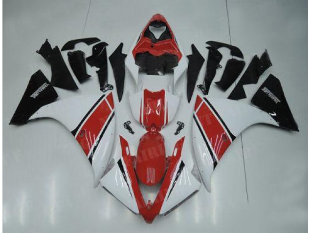 12-14 Weiß Rot Schwarz Yamaha YZF R1 Motorrad Verkleidung 12-14 Weiß Rot Schwarz Yamaha YZF R1 Motorrad Verkleidung