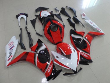 12-16 Rot Schwarz Weiß Honda CBR1000RR Motorrad Verkleidung