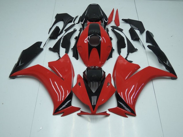 12-16 Rot Schwarz ohne Aufkleber Honda CBR1000RR Motorrad Verkleidung