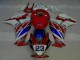 12-16 Rot Weiß Blau 23 Honda CBR1000RR Motorrad Verkleidung 12-16 Rot Weiß Blau 23 Honda CBR1000RR Motorrad Verkleidung