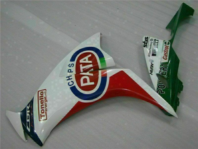 12-16 Rot Weiß PATA Honda CBR1000RR Motorrad Verkleidungen 12-16 Rot Weiß PATA Honda CBR1000RR Motorrad Verkleidungen