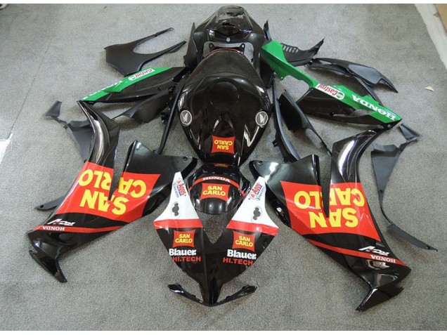 12-16 Schwarz Rot Gelb San Carlo Honda CBR1000RR Motorrad Verkleidung 12-16 Schwarz Rot Gelb San Carlo Honda CBR1000RR Motorrad Verkleidung
