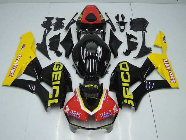 12-16 Schwarz Rot HRC Honda CBR1000RR Motorrad Verkleidung 12-16 Schwarz Rot HRC Honda CBR1000RR Motorrad Verkleidung