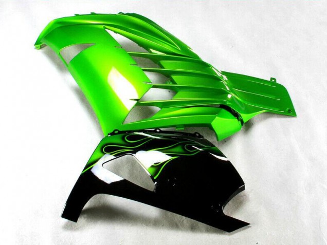 12-21 Grün Schwarz Kawasaki ZX14R ZZR1400 Motorrad Verkleidung 12-21 Grün Schwarz Kawasaki ZX14R ZZR1400 Motorrad Verkleidung