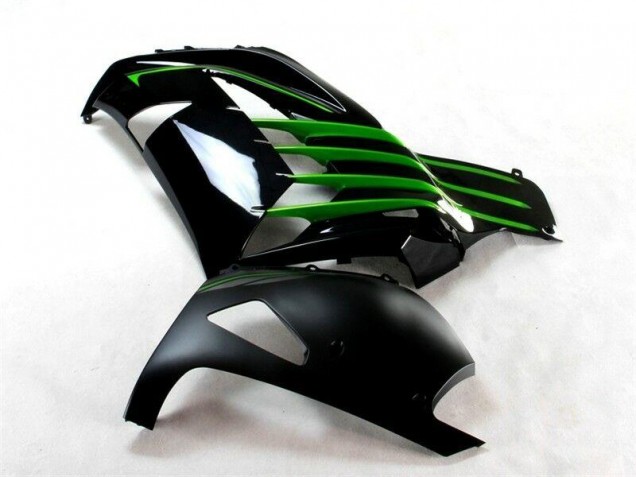 12-21 Schwarz Grün Kawasaki ZX14R ZZR1400 Motorrad Verkleidung 12-21 Schwarz Grün Kawasaki ZX14R ZZR1400 Motorrad Verkleidung