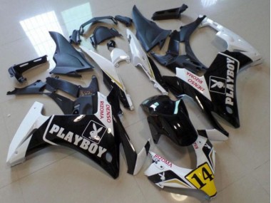 13-15 Schwarz Playboy 14 Honda CBR500RR Motorrad Verkleidung