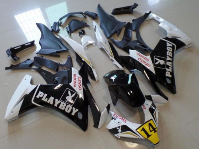 13-15 Schwarz Playboy 14 Honda CBR500RR Motorrad Verkleidung 13-15 Schwarz Playboy 14 Honda CBR500RR Motorrad Verkleidung
