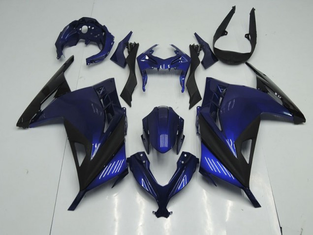 13-16 Blau Schwarz Kawasaki ZX300R Motorrad Verkleidung 13-16 Blau Schwarz Kawasaki ZX300R Motorrad Verkleidung