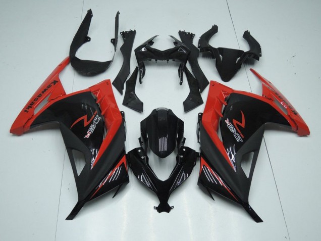 13-16 Rot Schwarz Kawasaki ZX300R Motorrad Verkleidungen 13-16 Rot Schwarz Kawasaki ZX300R Motorrad Verkleidungen