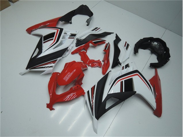 13-16 Rot Weiß Schwarz Kawasaki EX300 Motorrad Verkleidung 13-16 Rot Weiß Schwarz Kawasaki EX300 Motorrad Verkleidung