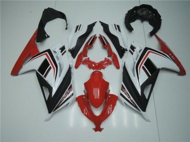 13-16 Rot Weiß Schwarz Kawasaki EX300 Motorrad Verkleidung
