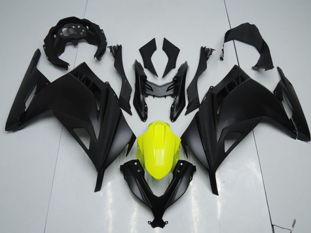 13-16 Schwarz Gelb Kawasaki ZX300R Motorrad Verkleidung