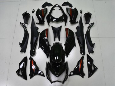 13-16 Schwarz Kawasaki Z800 Motorrad Verkleidung