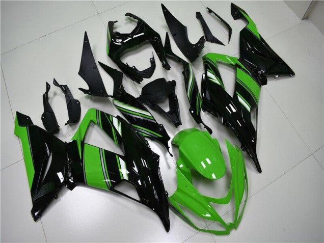 13-18 Grün Schwarz Kawasaki ZX6R Motorrad Verkleidungen 13-18 Grün Schwarz Kawasaki ZX6R Motorrad Verkleidungen
