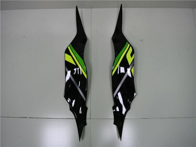 13-18 Grün Schwarz Kawasaki ZX6R Motorrad Vollverkleidung 13-18 Grün Schwarz Kawasaki ZX6R Motorrad Vollverkleidung