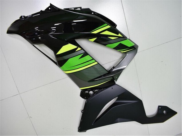 13-18 Grün Schwarz Kawasaki ZX6R Motorrad Vollverkleidung 13-18 Grün Schwarz Kawasaki ZX6R Motorrad Vollverkleidung