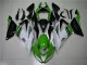 13-18 Grün Weiß Schwarz Kawasaki ZX6R Motorrad Verkleidung 13-18 Grün Weiß Schwarz Kawasaki ZX6R Motorrad Verkleidung
