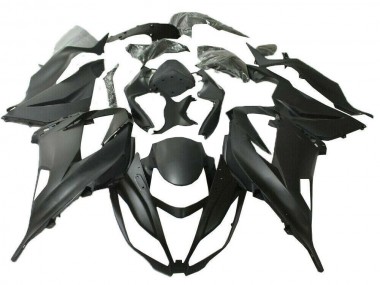 13-18 Matt Schwarz Kawasaki ZX6R Motorrad Verkleidungen