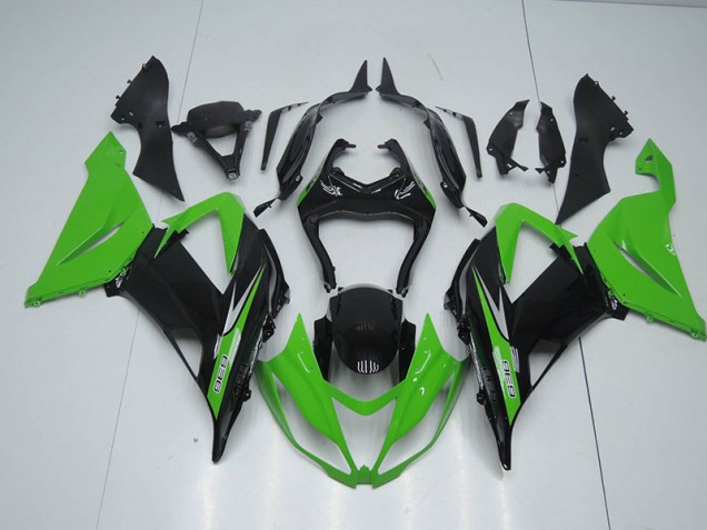 13-18 Schwarz Grün 636 Kawasaki ZX6R Motorrad Verkleidung