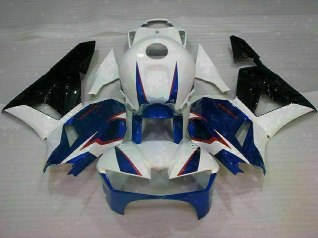13-21 Blau Weiß Honda CBR600RR Motorrad Verkleidung 13-21 Blau Weiß Honda CBR600RR Motorrad Verkleidung