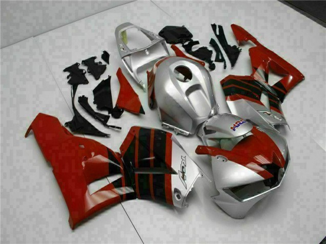 13-21 Rot Silber Honda CBR600RR Motorrad Verkleidung 13-21 Rot Silber Honda CBR600RR Motorrad Verkleidung