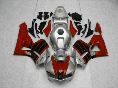 13-21 Rot Silber Honda CBR600RR Motorrad Verkleidung