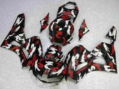 13-21 Rot Weiß Schwarz Honda CBR600RR Motorrad Verkleidung