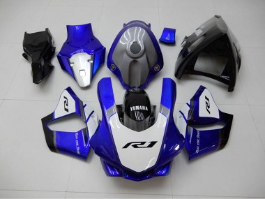 15-19 Blau Weiß Yamaha YZF R1 Motorrad Verkleidung
