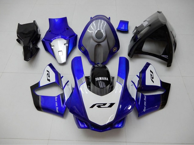 15-19 Blau Weiß Yamaha YZF R1 Motorrad Verkleidung 15-19 Blau Weiß Yamaha YZF R1 Motorrad Verkleidung