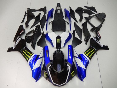 15-19 BlauSchwarz Monster Yamaha YZF R1 Motorrad Verkleidung