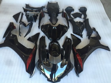 15-19 Schwarz Yamaha YZF R1 Motorrad Verkleidung