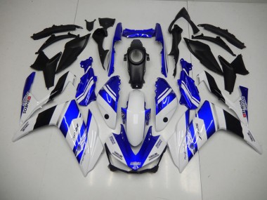 15-22 Blau Weiß Blau Weiß ENEOS Yamaha YZF R3 Motorrad Verkleidung