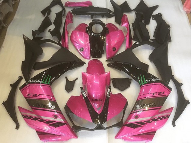 15-22 Rosa und Schwarz Yamaha YZF R3 Motorrad Verkleidung 15-22 Rosa und Schwarz Yamaha YZF R3 Motorrad Verkleidung
