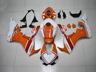 17-20 Orange Weiß HRC Honda CBR1000RR Motorrad Verkleidung