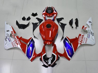 17-20 Rot Blau HRC Honda CBR1000RR Motorrad Verkleidung