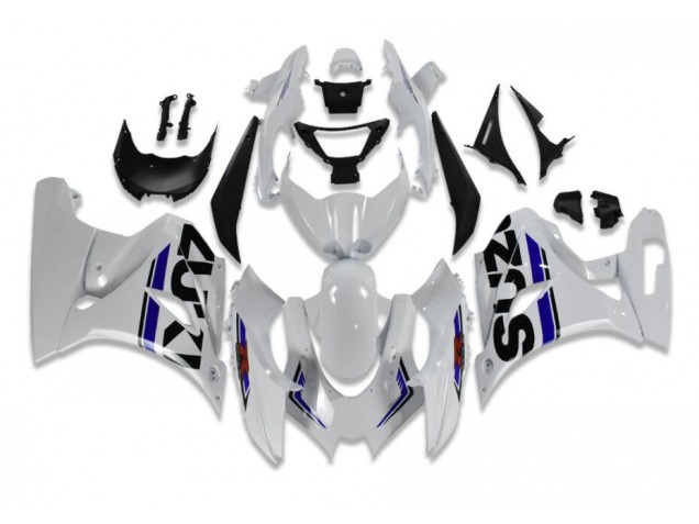 17-21 Weiß Blau Suzuki GSXR 1000 Motorrad Verkleidung 17-21 Weiß Blau Suzuki GSXR 1000 Motorrad Verkleidung