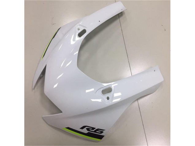 17-21 Weiß Silber Yamaha YZF R6 Motorrad Verkleidung