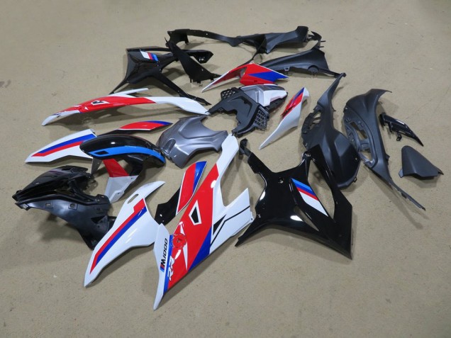 19-21 Schwarz Weiß Rot Blau BMW S1000RR Motorrad Verkleidung 19-21 Schwarz Weiß Rot Blau BMW S1000RR Motorrad Verkleidung