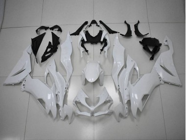 19-23 Weiß Kawasaki ZX6R Motorrad Verkleidung
