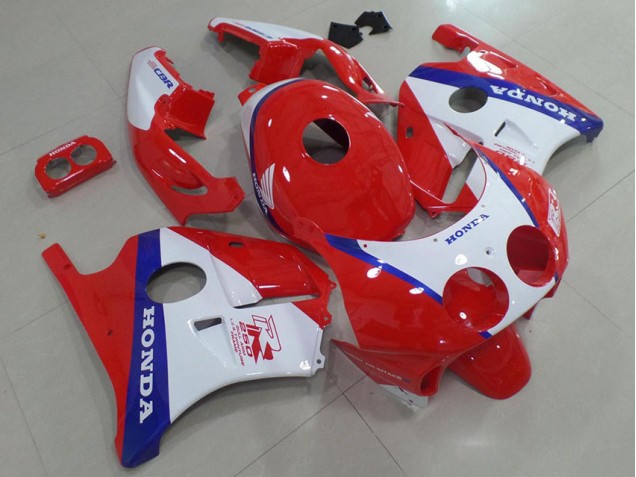 91-98 Blau Rot Weiß Honda CBR250RR MC22 Motorrad Verkleidung