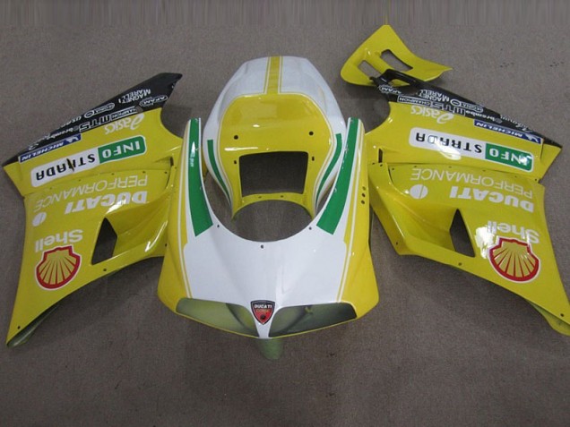 93-05 Gelb Shell Info Strrda Ducati 748 Motorrad Verkleidung 93-05 Gelb Shell Info Strrda Ducati 748 Motorrad Verkleidung