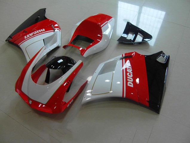 93-05 Rot Weiß Ducati 748 916 996 996S Motorrad Verkleidungen 93-05 Rot Weiß Ducati 748 916 996 996S Motorrad Verkleidungen