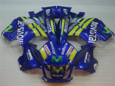 95-98 Blaus Movistar Castrol Honda CBR600 F3 Motorrad Verkleidung