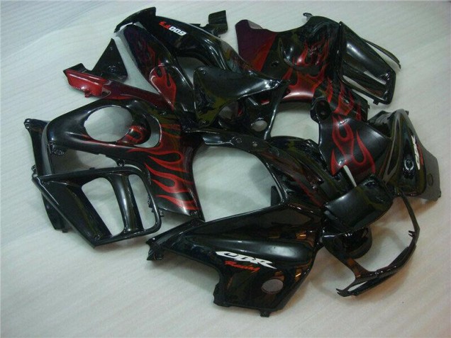 95-98 Schwarz Honda CBR600 F3 Motorrad Verkleidung 95-98 Schwarz Honda CBR600 F3 Motorrad Verkleidung