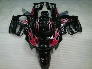 95-98 Schwarz Honda CBR600 F3 Motorrad Vollverkleidung