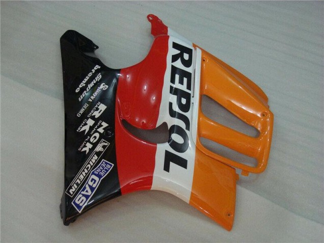 95-98 Schwarz Orange Repsol Honda CBR600 F3 Motorrad Verkleidung 95-98 Schwarz Orange Repsol Honda CBR600 F3 Motorrad Verkleidung